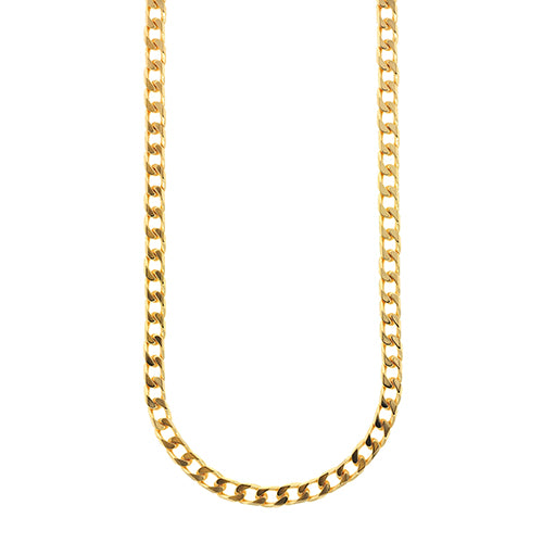 9ct Yellow Gold Solid Curb Chain