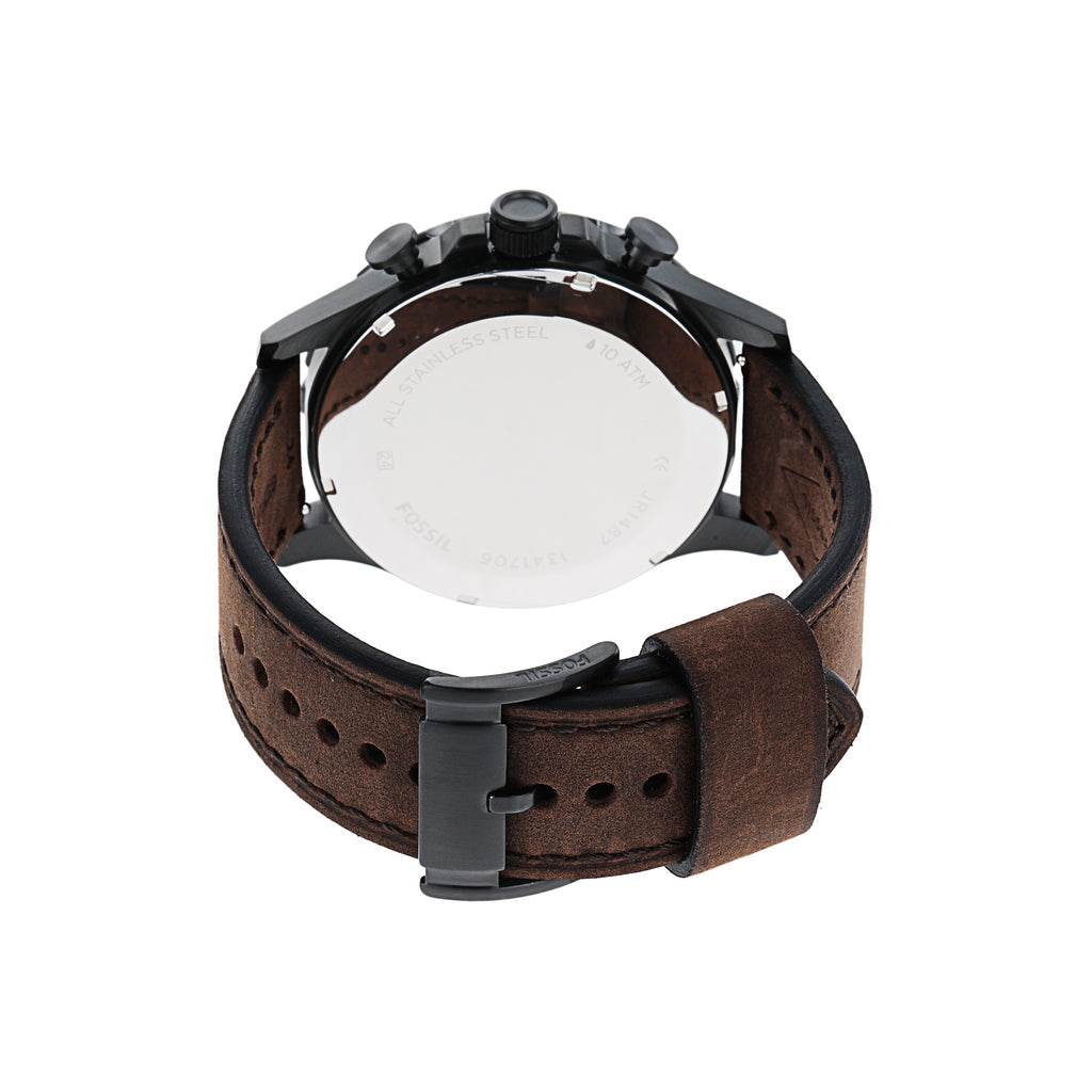 Fossil Nate Dark Brown Watch JR1487