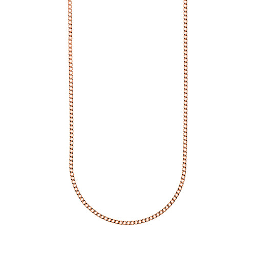 9ct Rose Gold Curb Link Chain