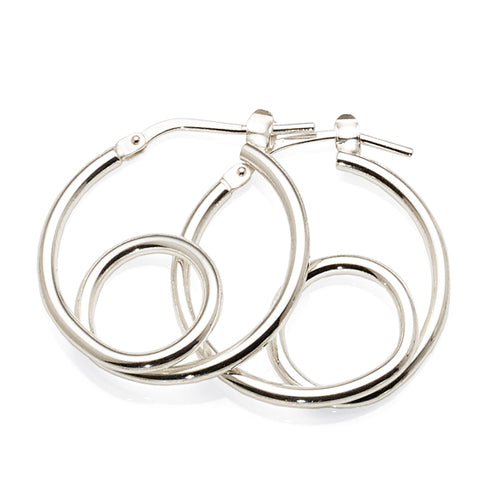 Sterling Silver 20mm Hoops