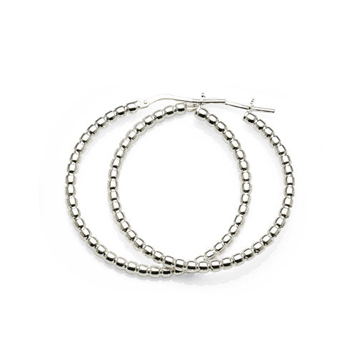 Sterling Silver 30mm Hoops