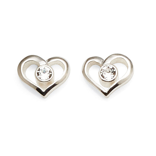 Sterling Silver Crystal Studs