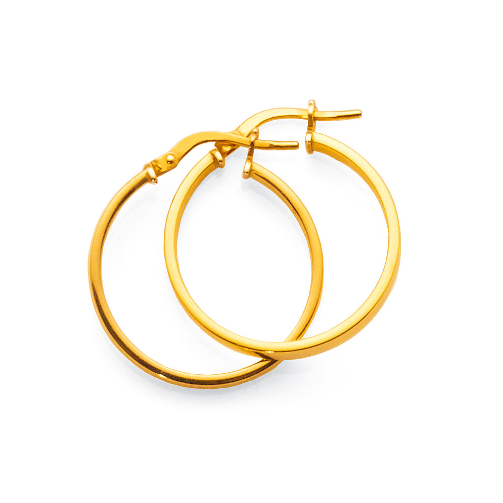 Gold Bonded 20mm Hoops