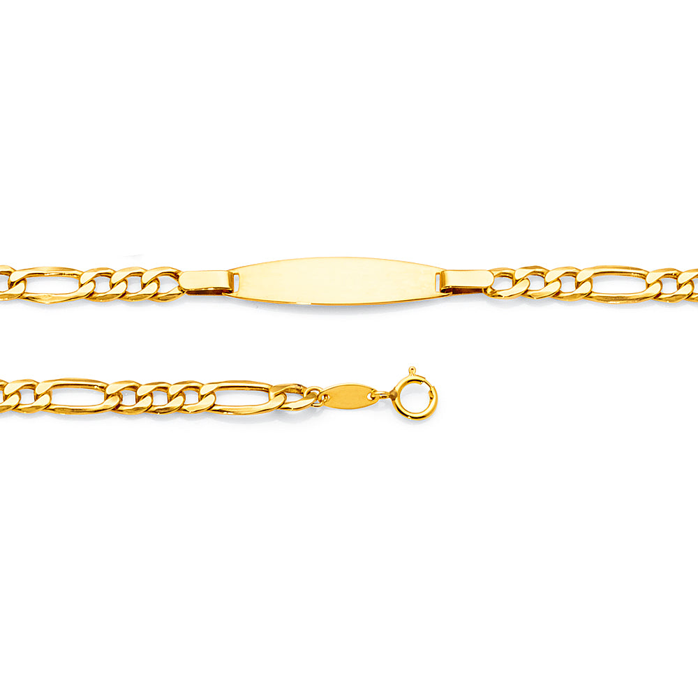 9ct Yellow Gold Children's ID Bracelet