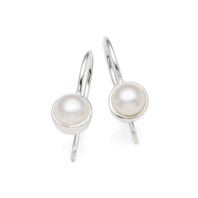 Sterling Silver 5mm Pearl Hooks