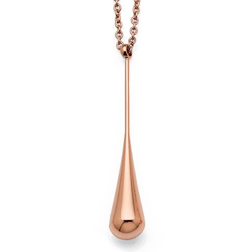 Ellani Rose Stainless Steel Pendant SP112R