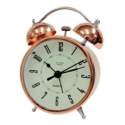 Rose-Tone 7cm Bell Alarm Clock