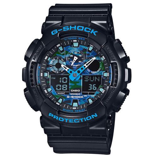 Casio G-Shock 'Cool Blue' Watch GA100CB-1A