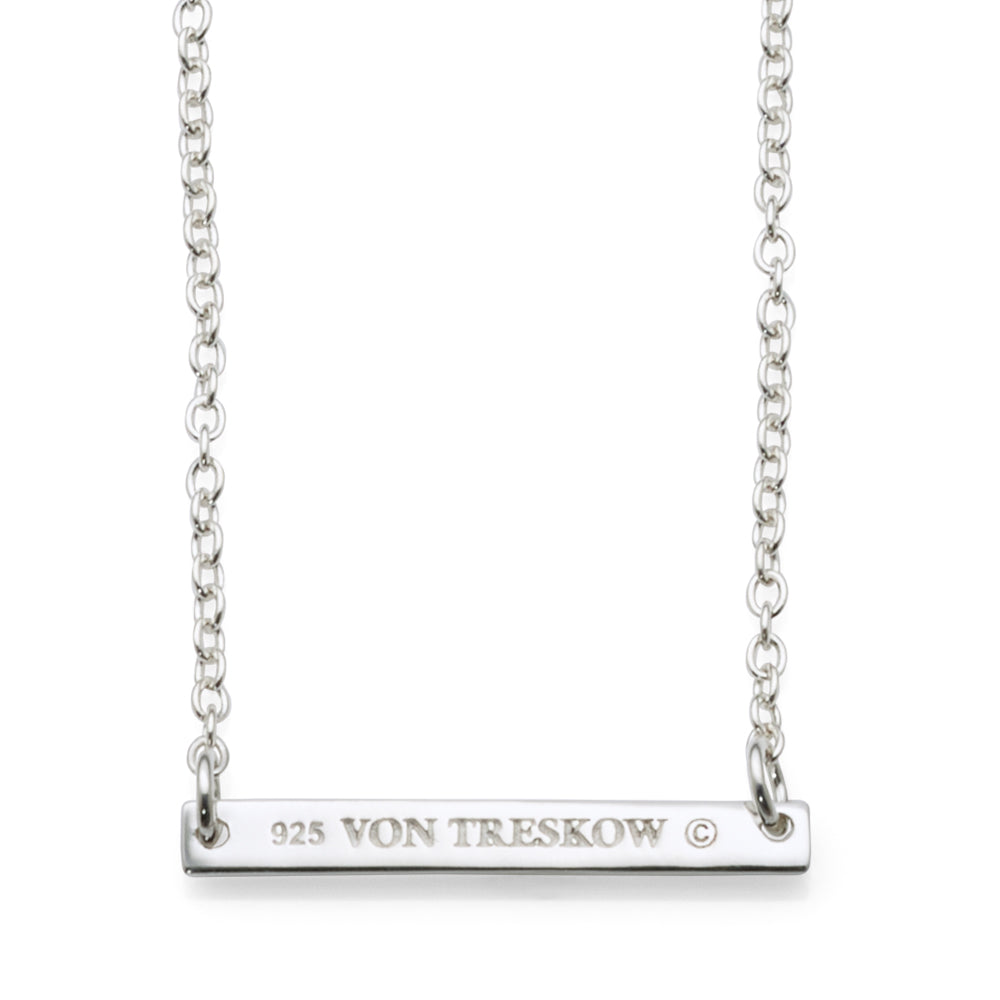 Von Treskow Centre Bar Cable Chain Necklace BARN01