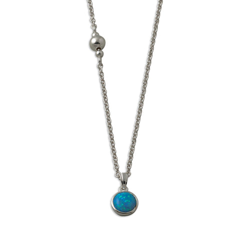 Von Treskow Blue Czelline Opal Necklace VTON11B