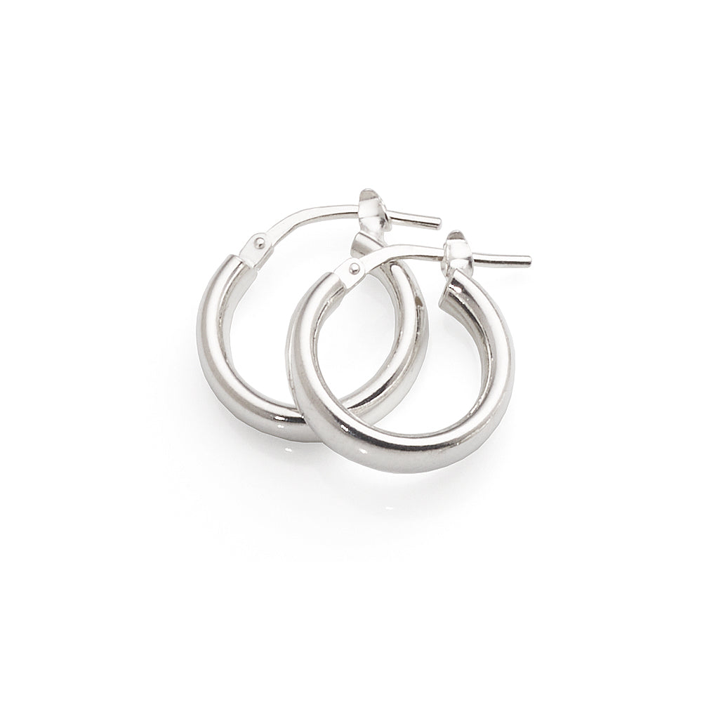 Sterling Silver 10mm Hoops