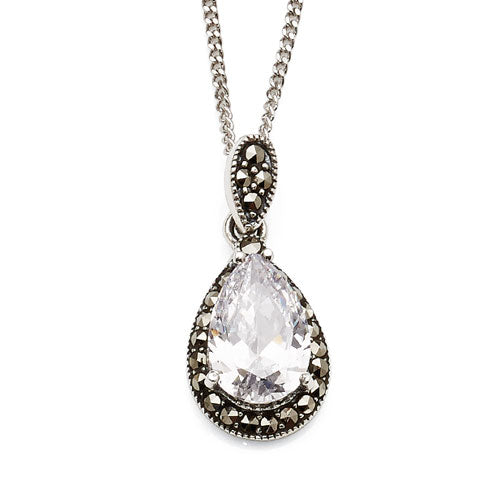 Sterling Silver Cubic Zirconia Pendant