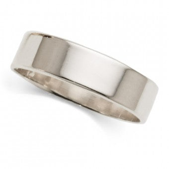 Sterling Silver 6mm Flat Band