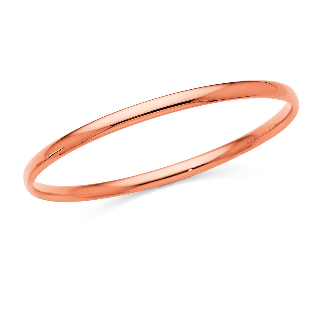 Rose Gold Silver Filled Bangle