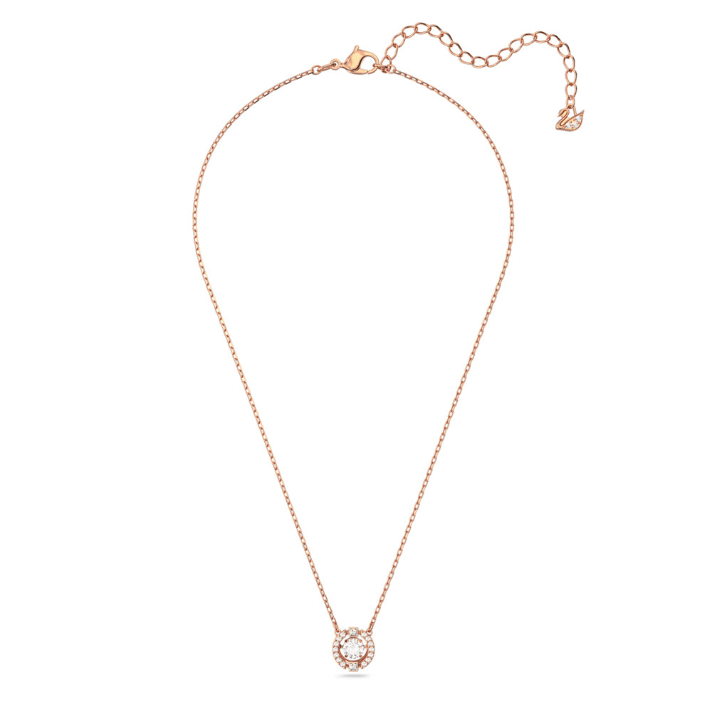 Swarovski Rose Tone Sparkling Dance Necklet 5272364