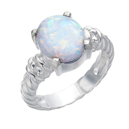 Von Treskow Czelline White Opal Ring VTEOR01