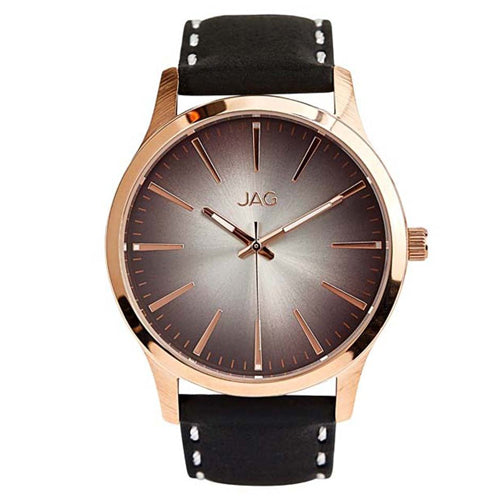 Jag 'Hunter'' Leather Strap Watch J2000