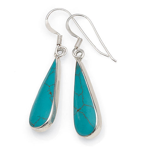 Sterling Silver Turquoise Hooks