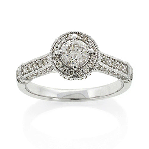 18ct White Gold Diamond Ring