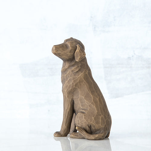 Willow Tree 'Love My Dog' Dark Figurine 27683