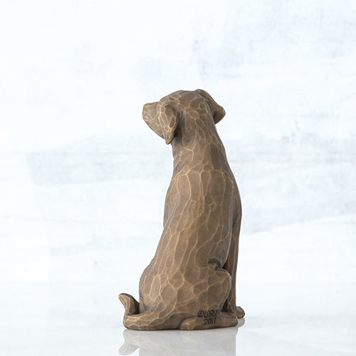 Willow Tree 'Love My Dog' Dark Figurine 27683
