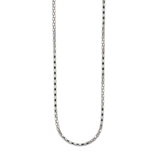 Sterling Silver Popcorn Link Chain