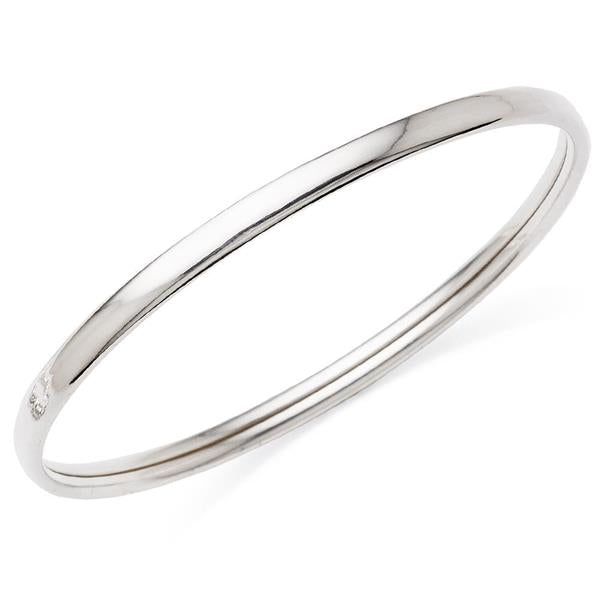 Sterling Silver 60mm Bangle