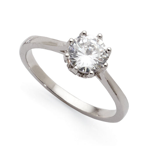 Sterling Silver Cubic Zirconia Ring