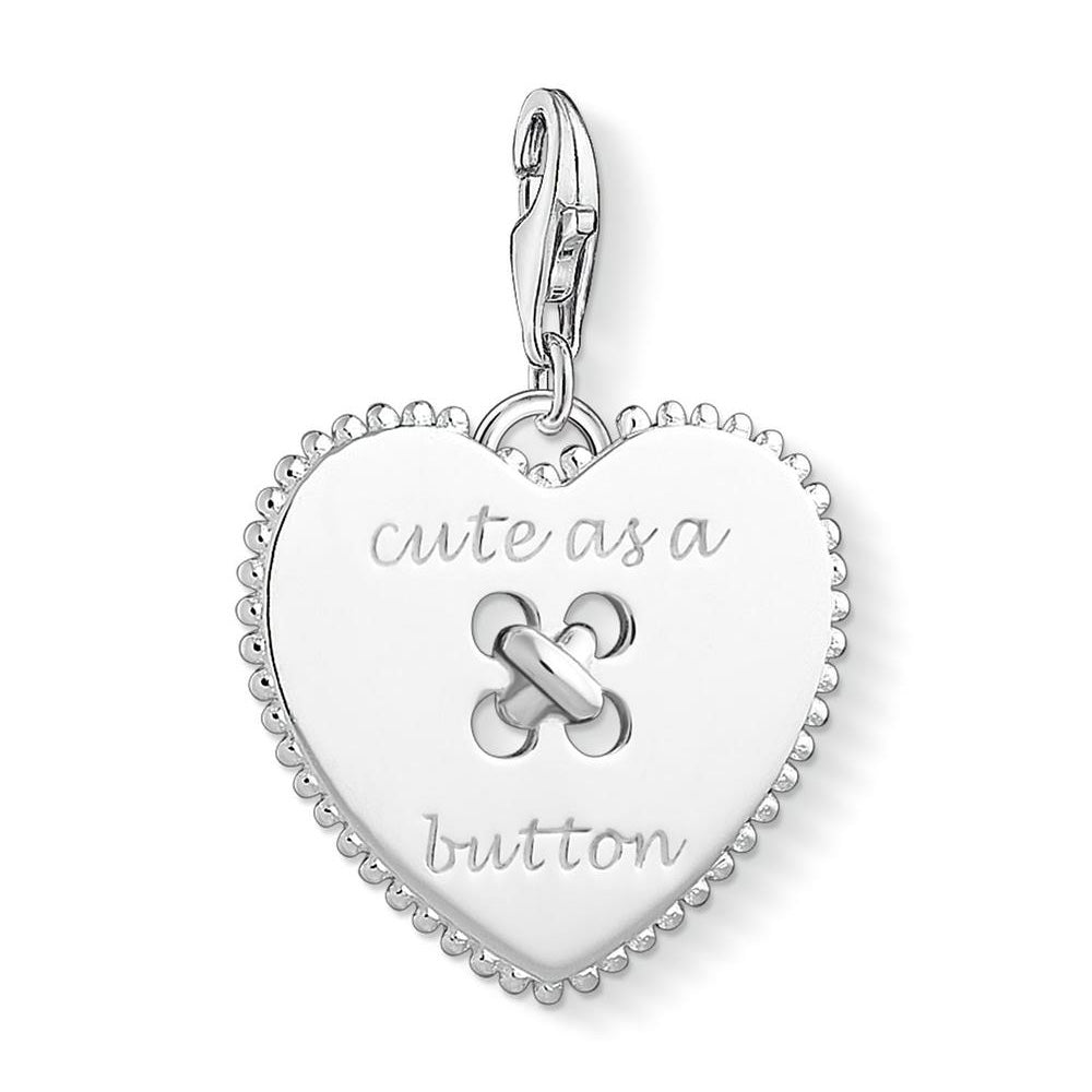 Thomas Sabo 'Cute As A Button' Sterling Silver Charm Pendant