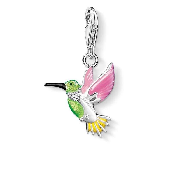 Thomas Sabo Sterling Silver Hummingbird Charm Pendant CC655