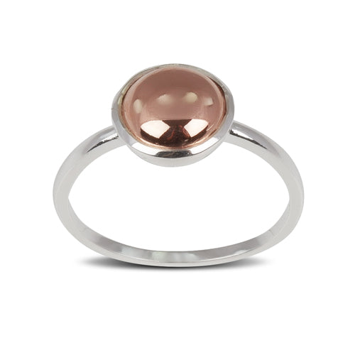 Von Treskow 8mm Rose Gold Filled Dome Ring RFR05