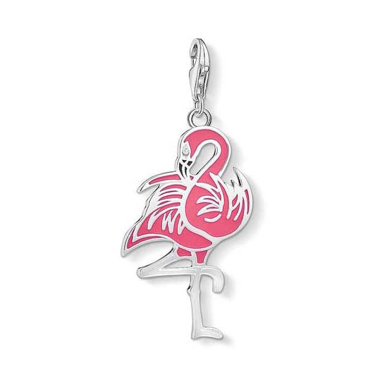 Thomas Sabo 'Flamingo' Sterling Silver Charm Pendant CC1519