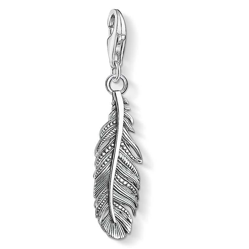 Thomas Sabo Sterling Silver Feather Charm CC1559