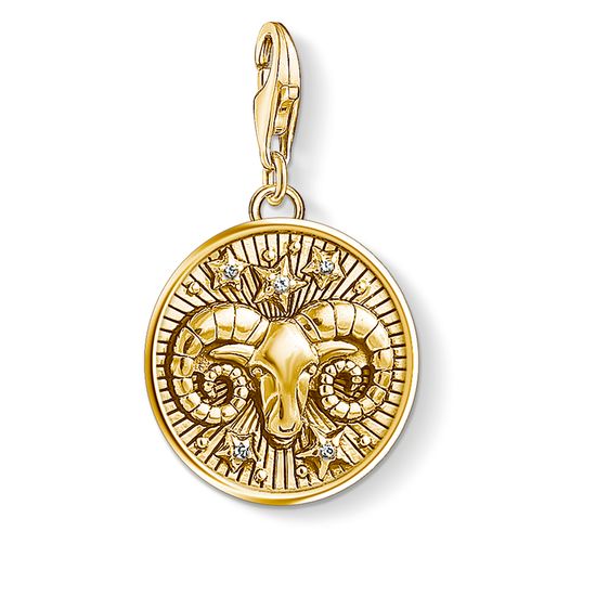 Thomas Sabo Gold Tone Sterling Silver 'Aries' Charm CC1652