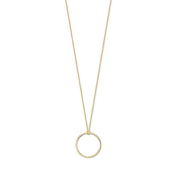 Thomas Sabo 'Circle Gold' Sterling Silver Charm Necklace CX0