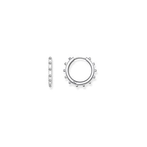 Thomas Sabo Sterling Silver Beaded Hoop TCR617