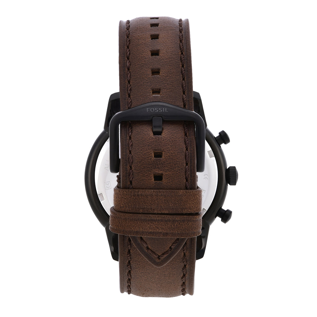 Townsman Chronograph Brown Leather Watch FS5437