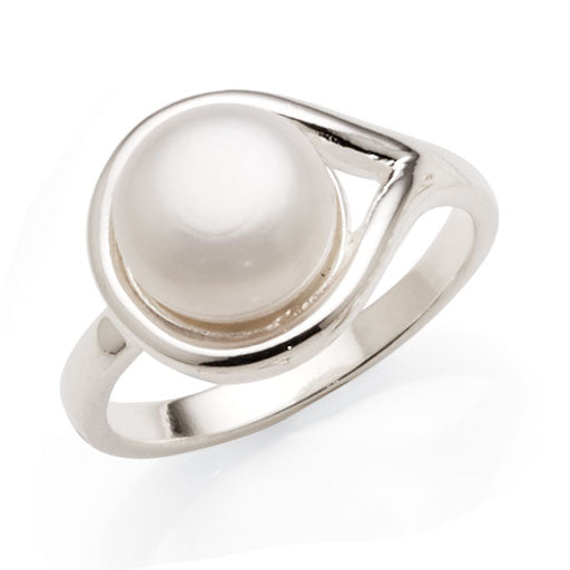 Sterling Silver Pearl Ring