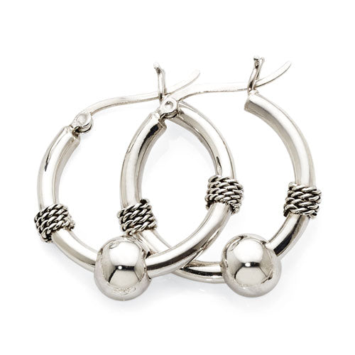 Sterling Silver Hoops