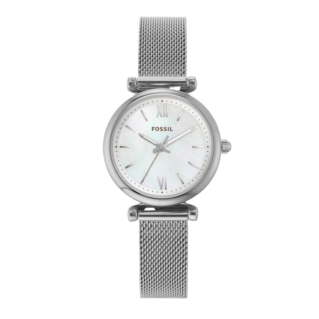 Fossil Carlie Silver Watch ES4432