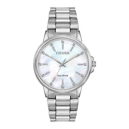 Citizen Eco-Drive Silver Watch FE7030-57D