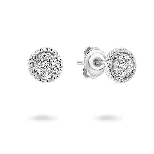 Georgini 'Mica' Sterling Silver CZ Studs E763W