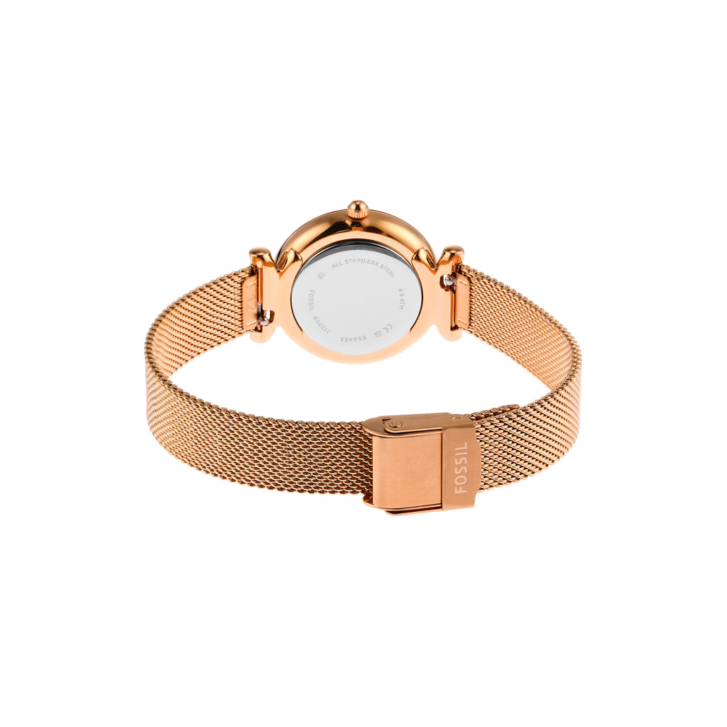 Fossil Carlie Rose Gold Watch ES4433