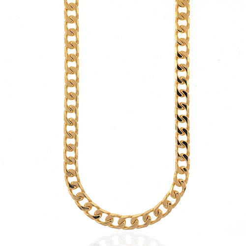 9ct Gold 50cm Solid Curb-Link Chain