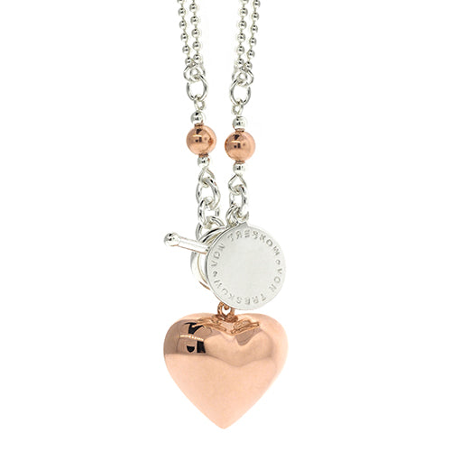 Von Treskow Puff Heart 45cm Necklet SWN26C