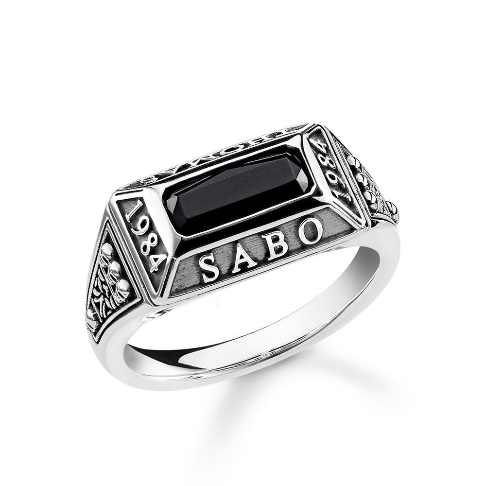 Thomas Sabo 1984 Onyx Top Ring TR2243