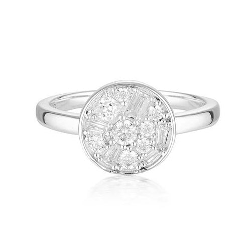 Georgini Sterling Silver Cubic Zirconia Ring R419W