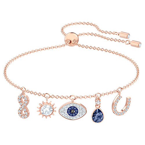 Swarovski Rose-Tone Charm Bracelet 5497668