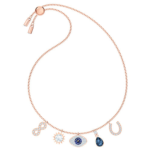 Swarovski Rose-Tone Charm Bracelet 5497668