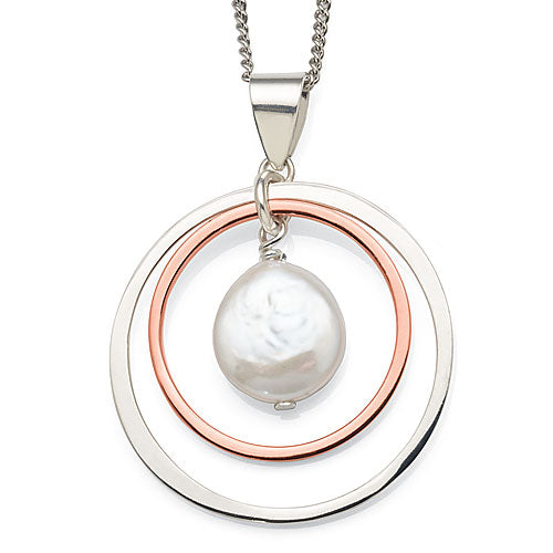 Sterling Silver Baroque Pearl Pendant